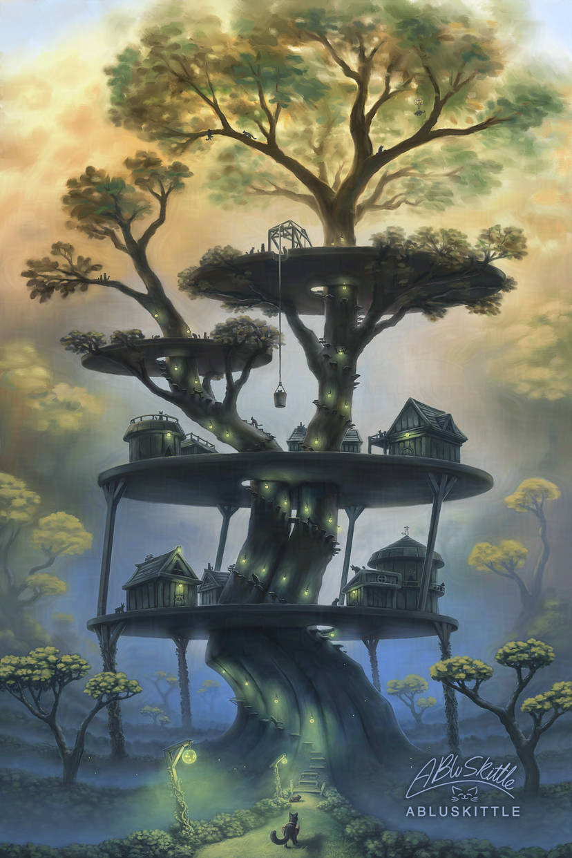 Treehouse Village of Cats